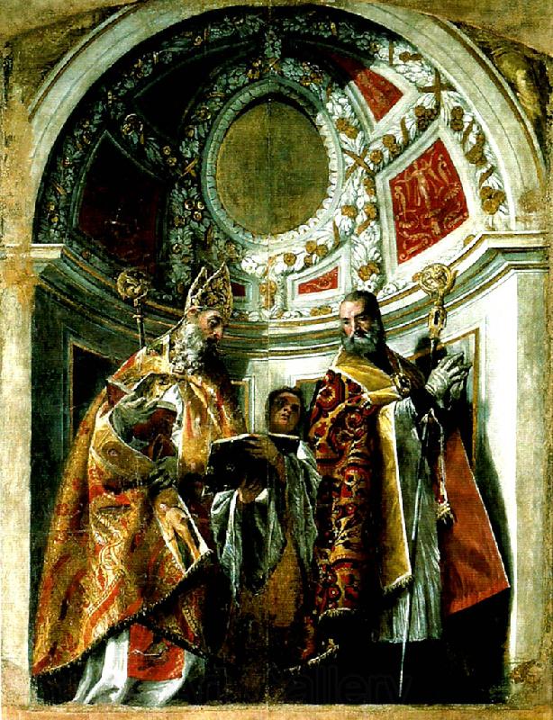 Paolo  Veronese ss. geminianus and severus and severus France oil painting art